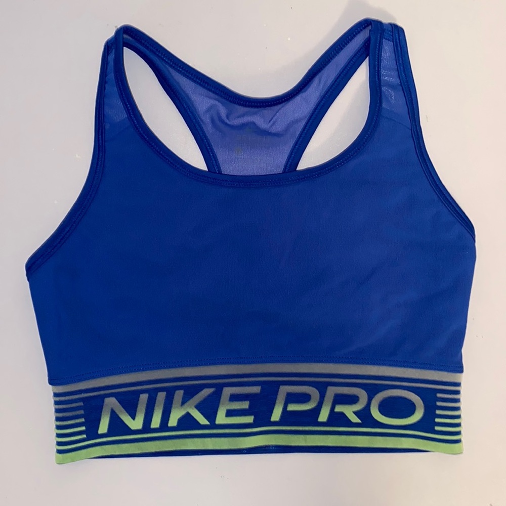 Nike pro Blue Sports Bra